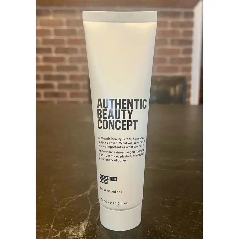 Authentic Beauty Concept Hair Replenish Balm Heat Protection Leave In 5 oz